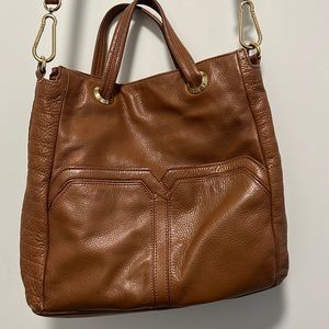 Steven by Steve Madden cognac leather purse
